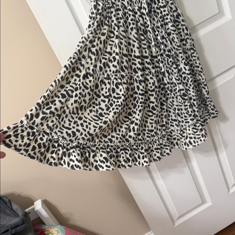 ODDY Black & Cream Patterned Dress NWT - Picture 7 of 12
